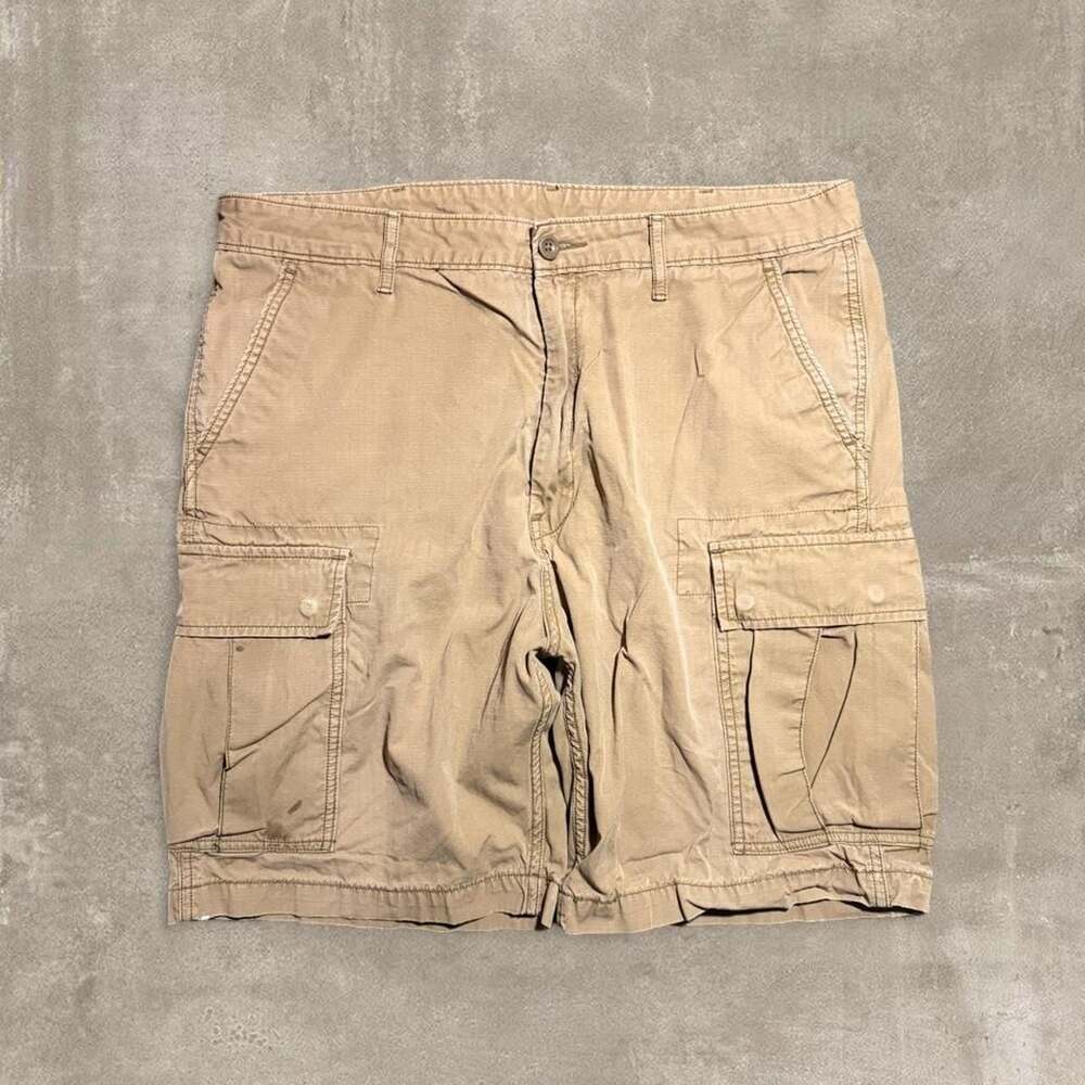 Levi's Ripstop Cargo Utility Shorts Men's Size 38 Khaki Tan